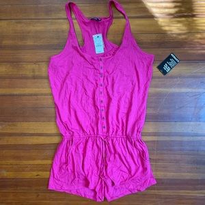 Express Pink Casual Romper